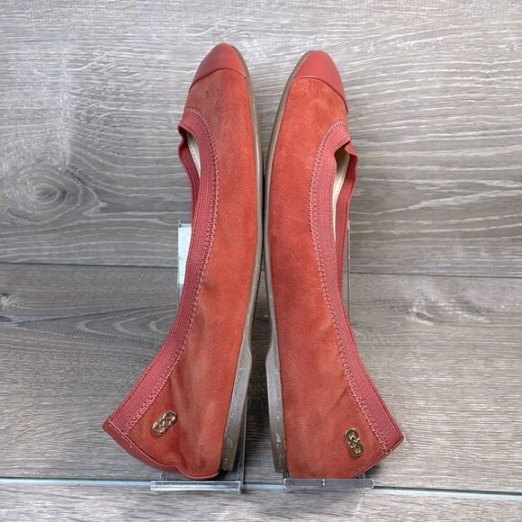 Cole Haan Elbridge Tandoori Spice Leather Women's Sz 6.5B Slip On Ballet Flats - Picture 10 of 11